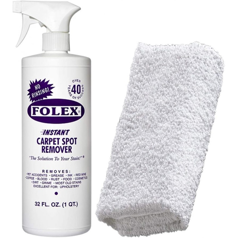 Cemko Cleaning Cloth + FOLEX Instant Carpet Spot Remover, 32oz | Bigbigmart.com