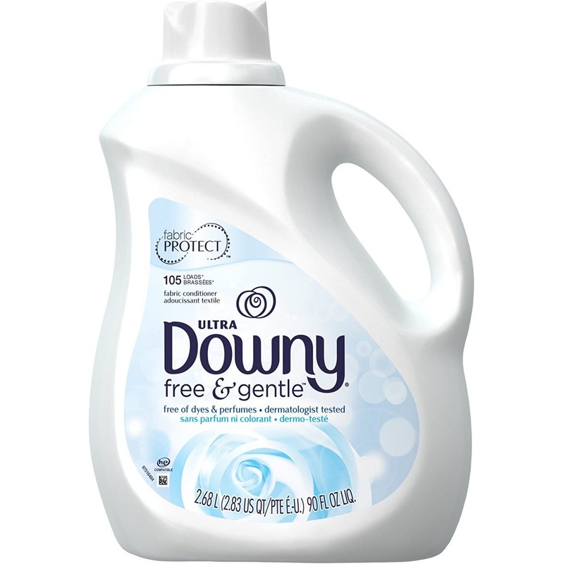 Downy Ultra Fabric Softener Free and Sensitive Liquid 105 Loads, 90-Ounce | Bigbigmart.com