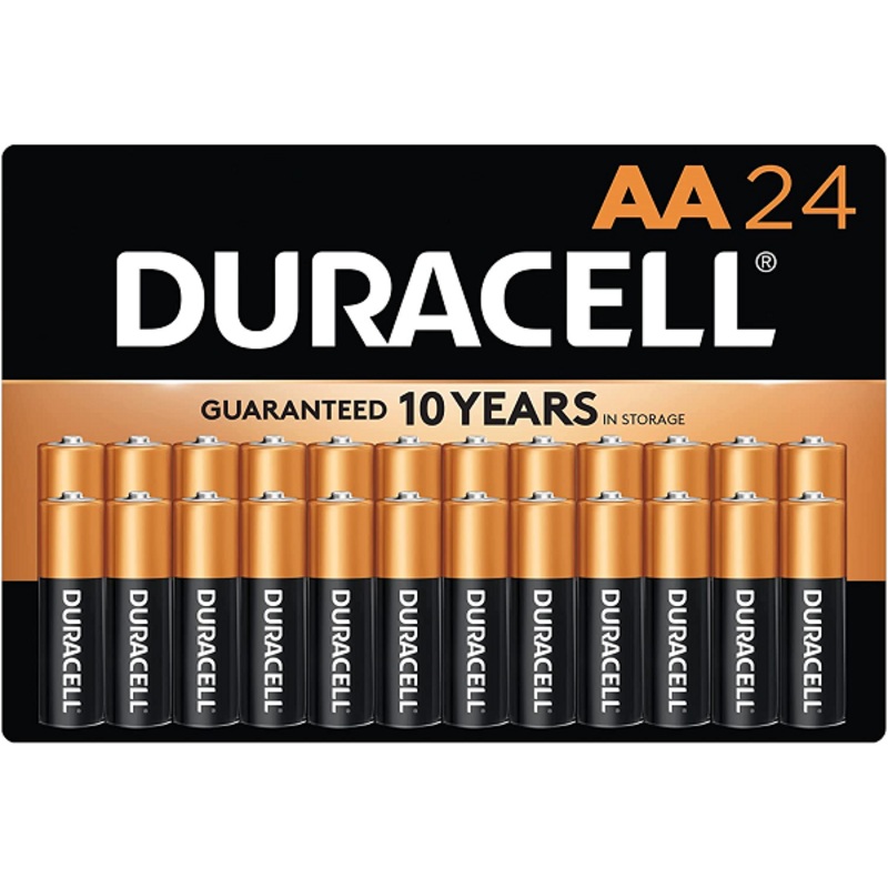 Duracell – CopperTop AA Alkaline Batteries – long lasting