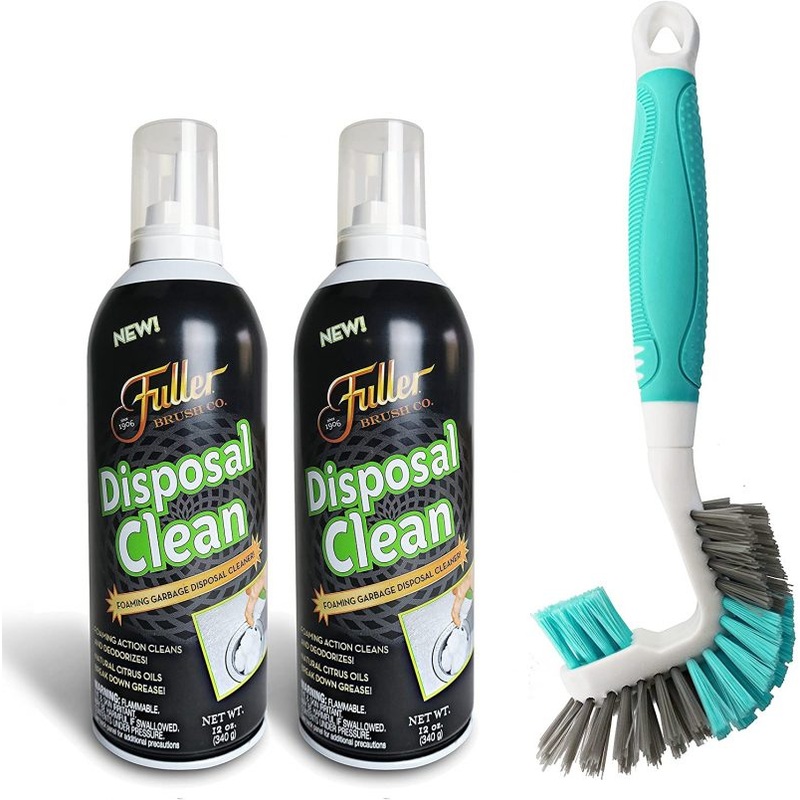 Fuller Brush Garbage Disposal Drain Cleaner Foam with Multipurpose Brush Kit | Bigbigmart.com