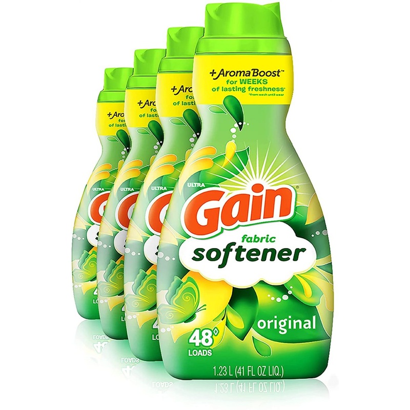 Gain Fabric Softener, Original Scent, 41 fl oz, 48 loads, HE.