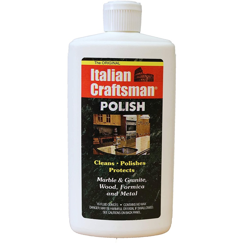 Granite and Marble Polish – Cleans and Protects – Italian Craftsman 16 oz | Bigbigmart.com