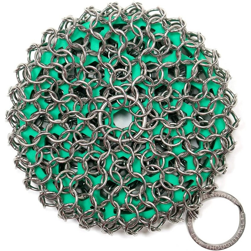Greater Goods Chainmail Scrubber – Clean the Cast Iron Like a Pro | Bigbigmart.com