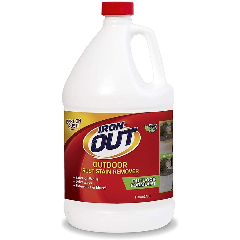 Iron OUT Liquid Rust Stain Remover, Pre-mixed, Quickly Removes Rust Stains, 1 Gallon | Bigbigmart.com