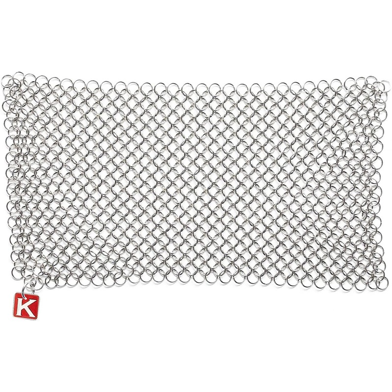 Knapp Made CM Scrubber 9×6 Small Ring Chainmail Scrubber | Bigbigmart.com