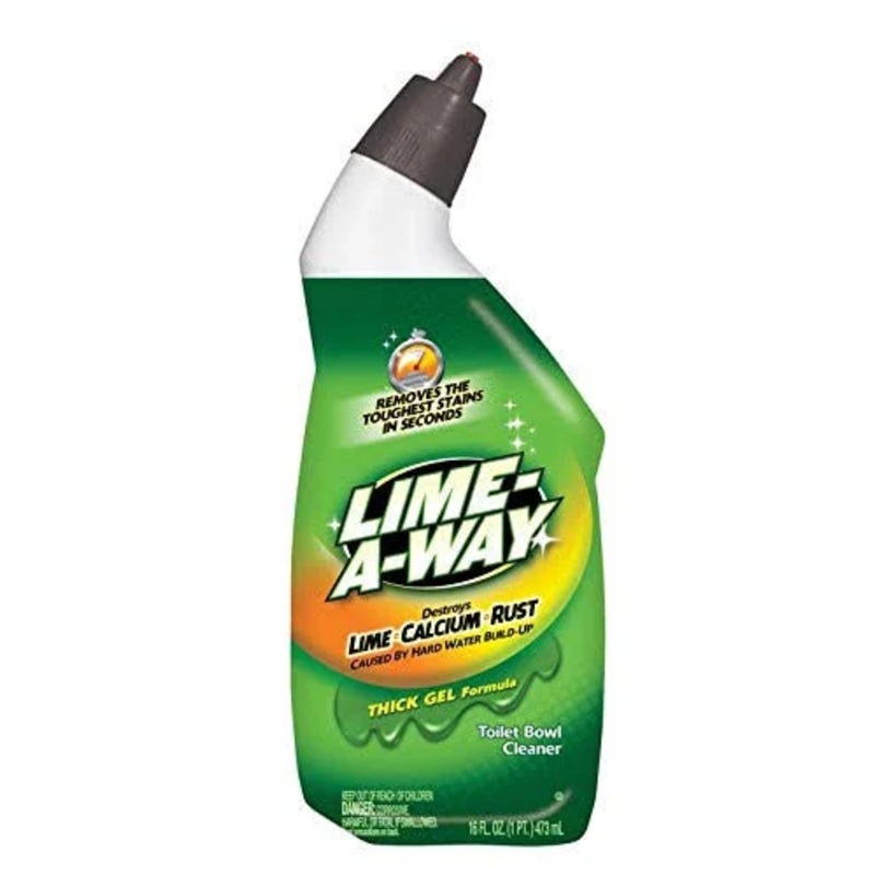 Lime-A-Way Liquid Toilet Bowl Cleaner Remove Lime Calcium Rust 16 oz 3 Pack | Bigbigmart.com