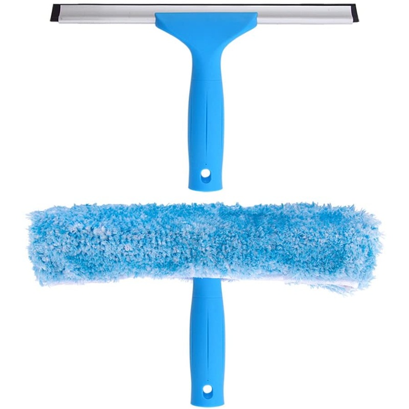 MR.SIGA Professional Window Cleaning, Squeegee & Microfiber Window Scrubber, 10 | Bigbigmart.com