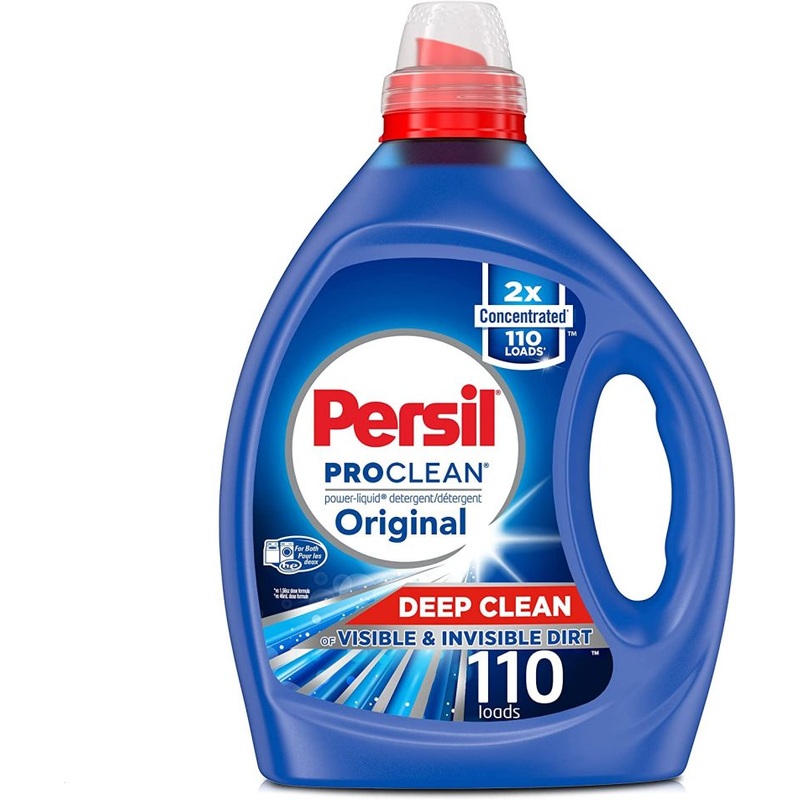 Persil Liquid Laundry Detergent, ProClean Scent, 2X Concentrated, 110 Loads | Bigbigmart.com