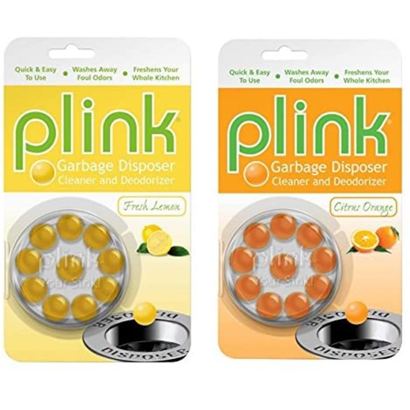 Plink Plink Garbage Disposal Cleaner & Deodorizer, Lemon & Orange 2-Pack , 20ct | Bigbigmart.com