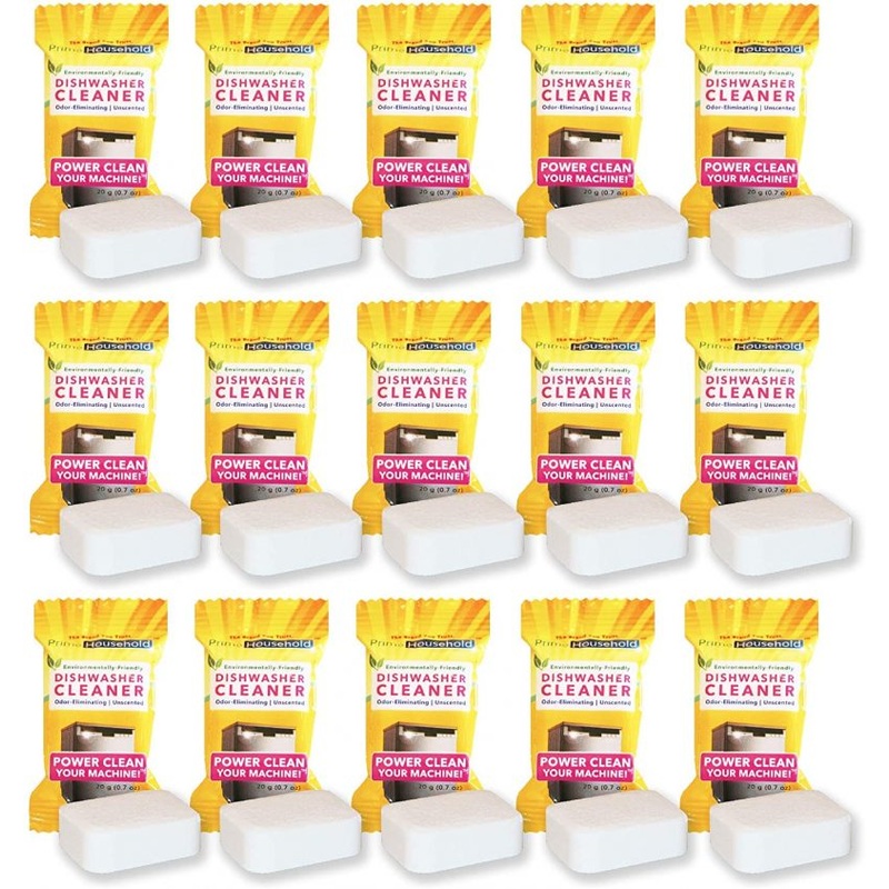PrimeHousehold Eco-Friendly Dishwasher Cleaner, 15-Tablets | Bigbigmart.com