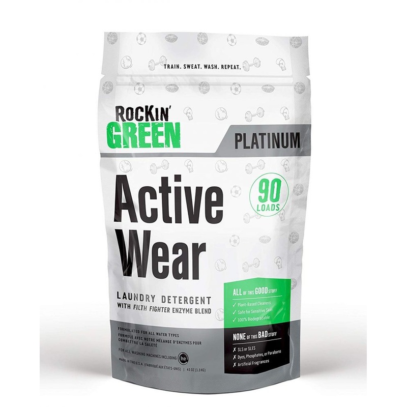 Rockin’ Green Active Wear Laundry Detergent 45oz (90 Loads) | Bigbigmart.com