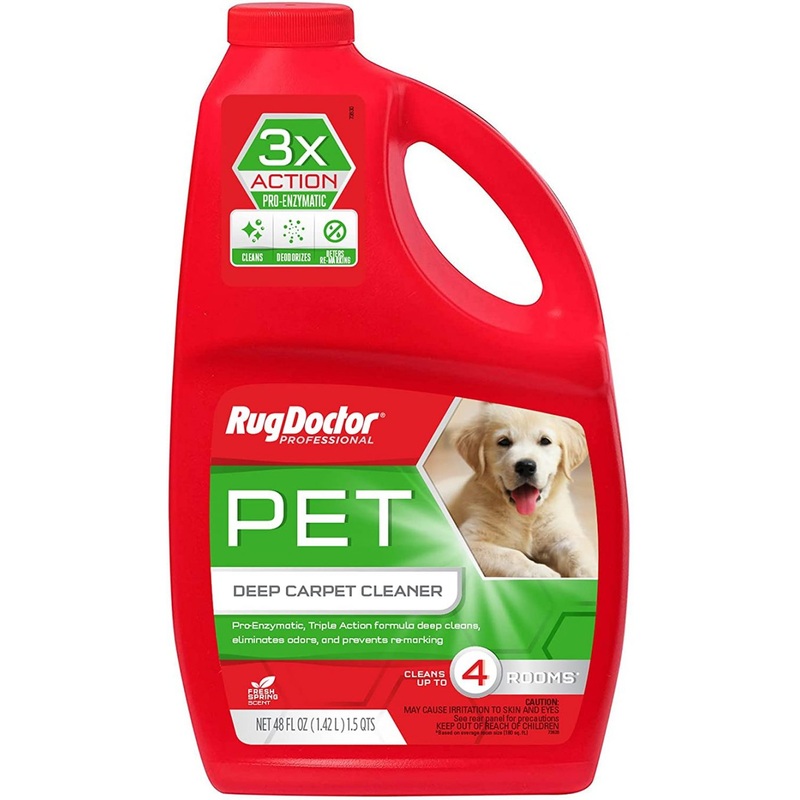 Rug Doctor Triple Action Deep Carpet Cleaner For Pet Stains, 48 oz | Bigbigmart.com