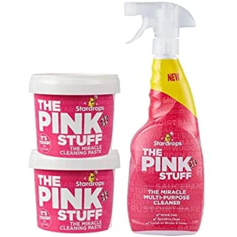 Stardrops – The Pink Stuff – The Miracle Cleaning Paste & Multi-Purpose Spray Bundle | Bigbigmart.com