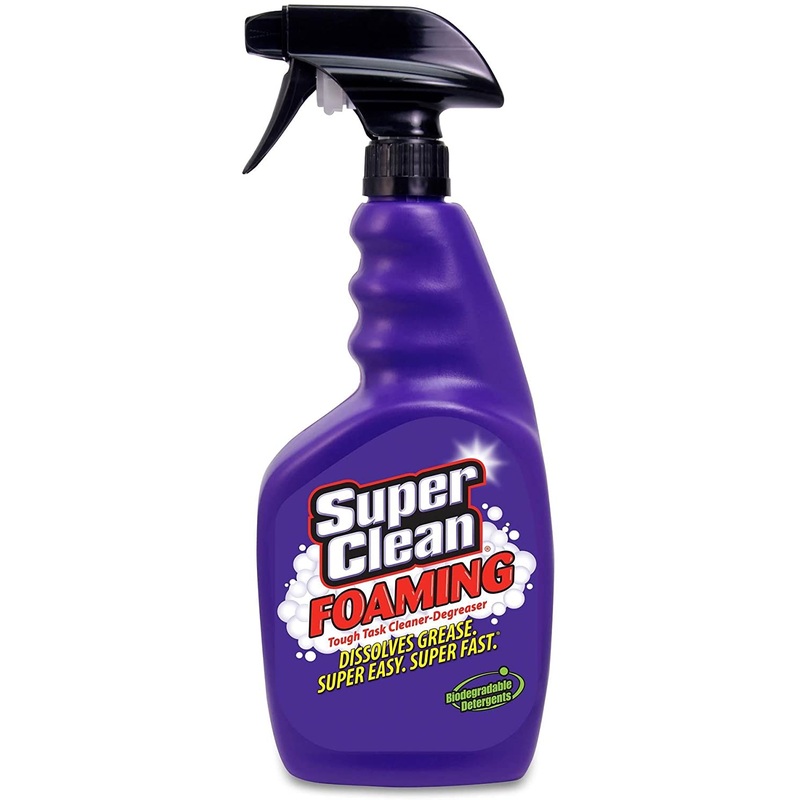 Super Clean Foaming Multi-Surface All Purpose Cleaner Degreaser Spray, 32 oz | Bigbigmart.com