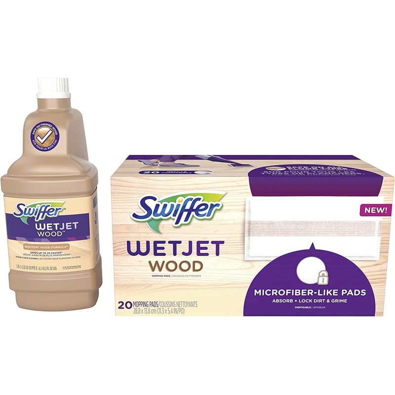 Swiffer WetJet Mops for Floor Cleaning, Mopping Refill Bundle, 20 Pads | Bigbigmart.com