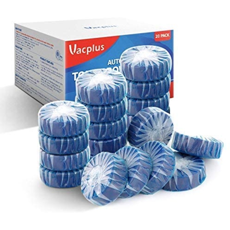 Vacplus Automatic Toilet Bowl Cleaner Tablets, Bathroom Toilet Tank Cleaner 20 PACK | Bigbigmart.com