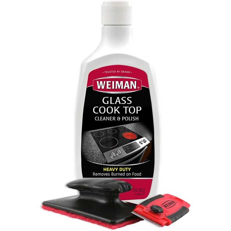Weiman Cooktop Cleaner Kit – Cook Top Cleaner and Polish 20 Ounce | Bigbigmart.com