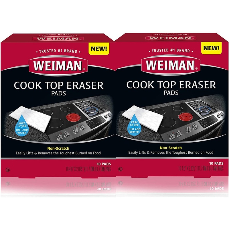 Weiman Cooktop Eraser Pads – 2 Pack – 20 Pads | Bigbigmart.com