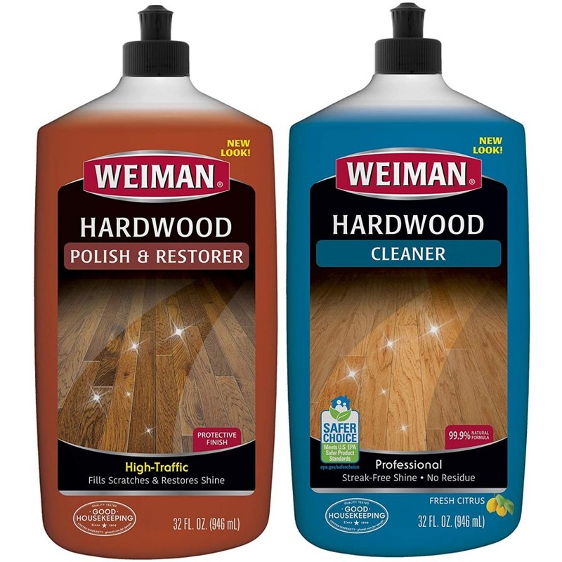 Weiman Hardwood Floor Cleaner and Polish Restorer Combo – 2 Pack | Bigbigmart.com