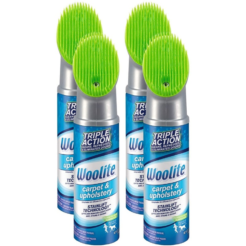 Woolite Carpet and Upholstery Cleaner Stain Remover, 4 pack, 12 Oz each | Bigbigmart.com