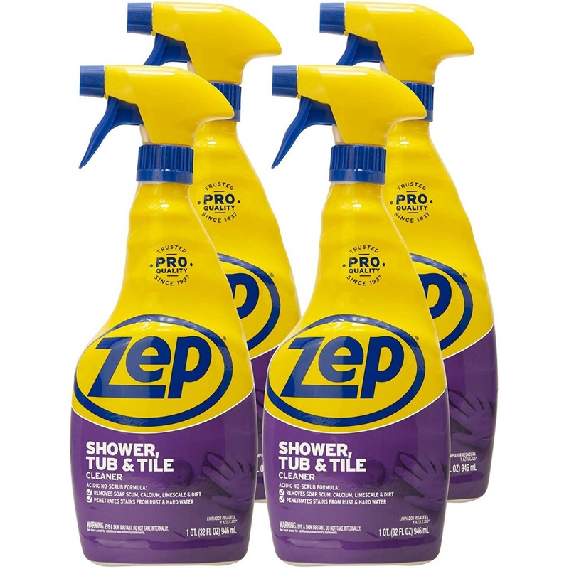 Zep Shower Tub and Tile Cleaner 32 Ounce (Case of 4) | Bigbigmart.com