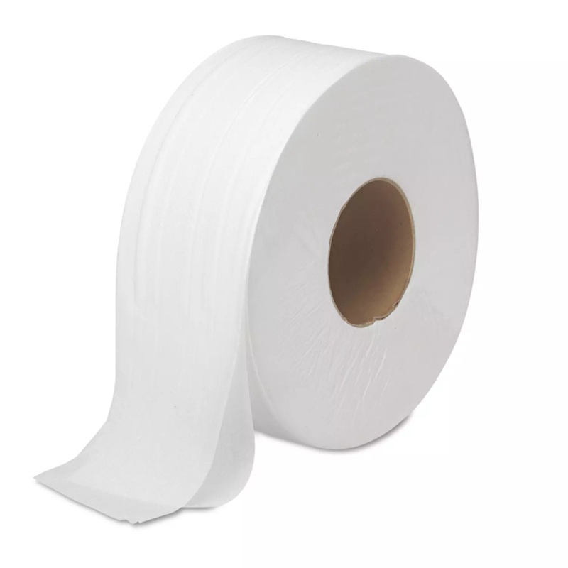 Boardwalk JRT Bath Tissue, Jumbo, Septic Safe, 2-Ply, White, 3.5 x 1000′ (12 rolls) | Bigbigmart.com