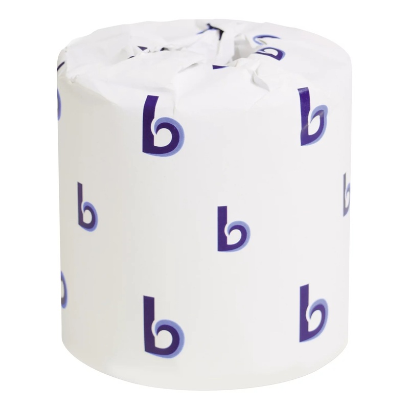 Boardwalk Two-Ply Toilet Tissue, Septic Safe, White, 4.5 x 3 (500 sheets/roll, 96 rolls) | Bigbigmart.com
