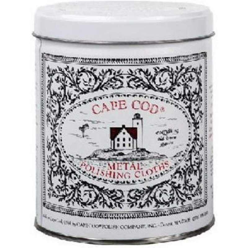 Cape Cod Polish 8828 Co. Metal Polishing Cloths Tin | Bigbigmart.com