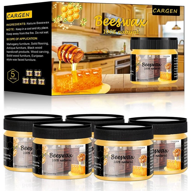 CARGEN Beeswax Furniture Polish, Wood Seasoning Beeswax for Furniture Wood Wax | Bigbigmart.com
