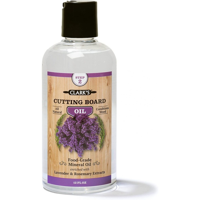 CLARK’S Cutting Board Oil – Enriched with Lavender & Rosemary Oils (12oz) | Bigbigmart.com