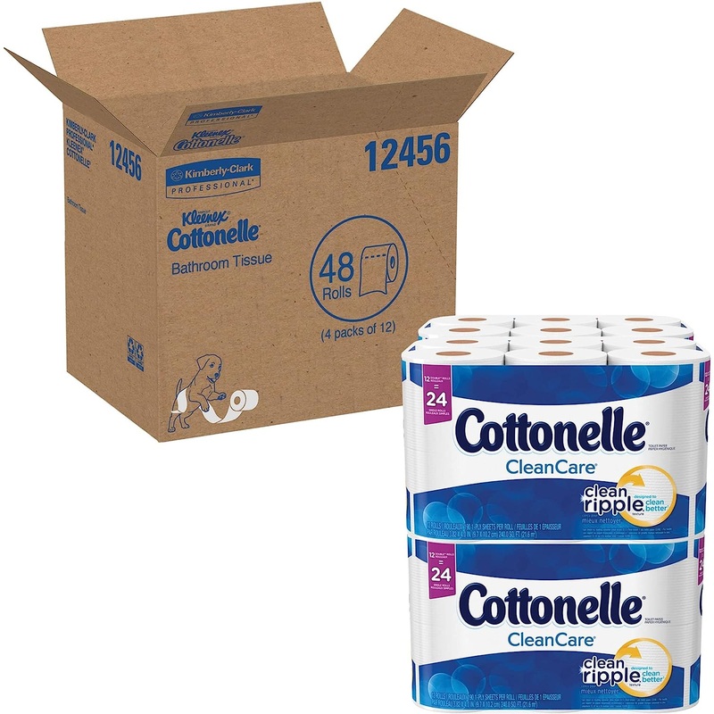 Cottonelle Professional Ultrasoft Bulk Toilet Paper for Business (12456), Standard Toilet Paper Rolls, 48 Rolls / Case for Business (4 Packs of 12) | Bigbigmart.com