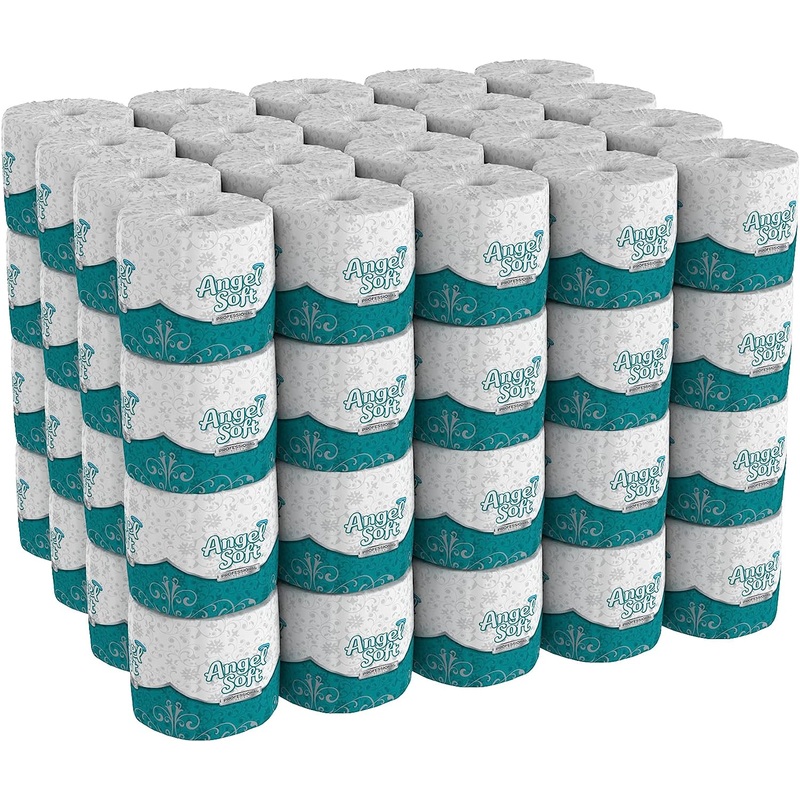 Georgia-Pacific Angel Soft ps 16880 White 2-Ply Premium Embossed Bathroom Tissue; 4.05 Length x 4.0 Width (Case of 80 Rolls; 450 Sheets Per Roll) | Bigbigmart.com