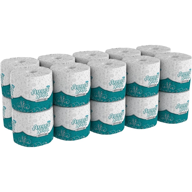 Georgia-Pacific Angel Soft Ultra Professional Series 2-Ply Embossed Toilet Paper by GP PRO 1632014 400 Sheets Per Roll 20 Rolls Per Convenience Case | Bigbigmart.com