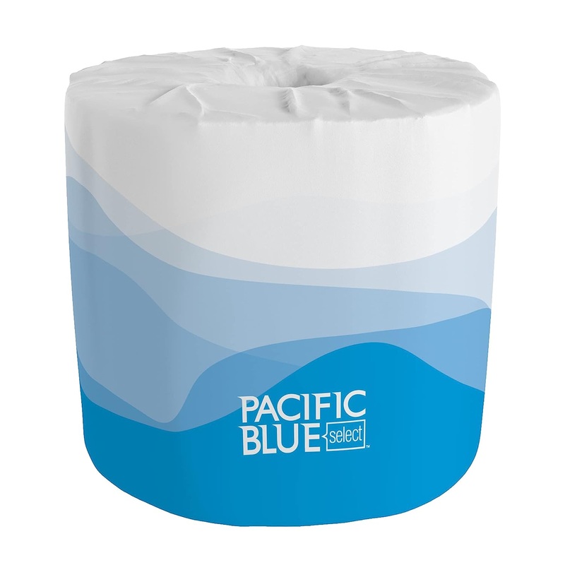 Georgia-Pacific Pacific Blue Select 2-Ply Embossed Toilet Paper (previously branded Preference), 18280/01, 550 Sheet Per Roll, 80 Rolls Per Case | Bigbigmart.com