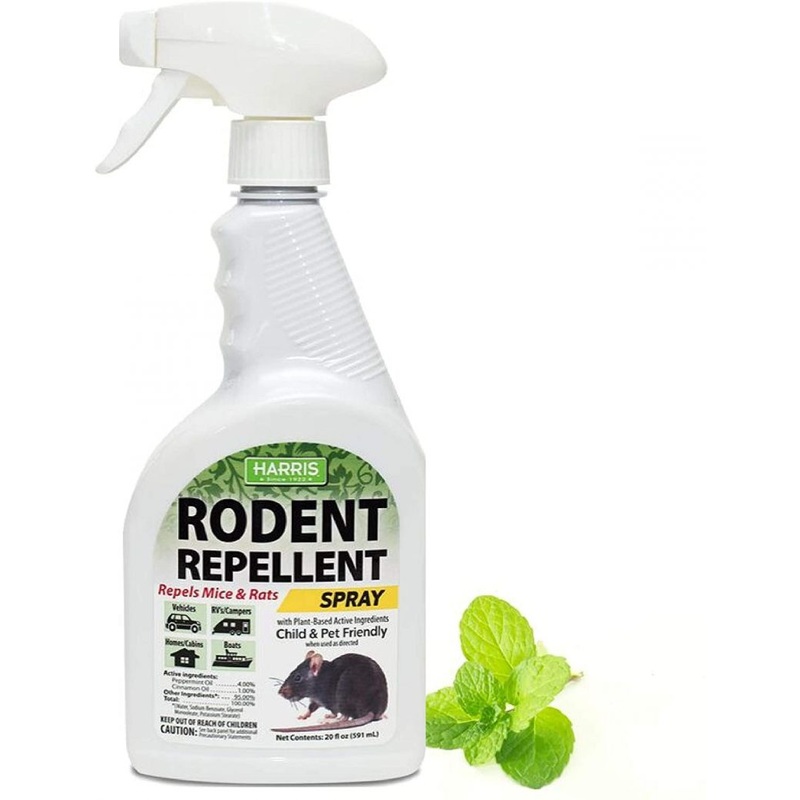 Harris Peppermint Oil Mice & Rodent Repellent Spray, 20oz | Bigbigmart.com