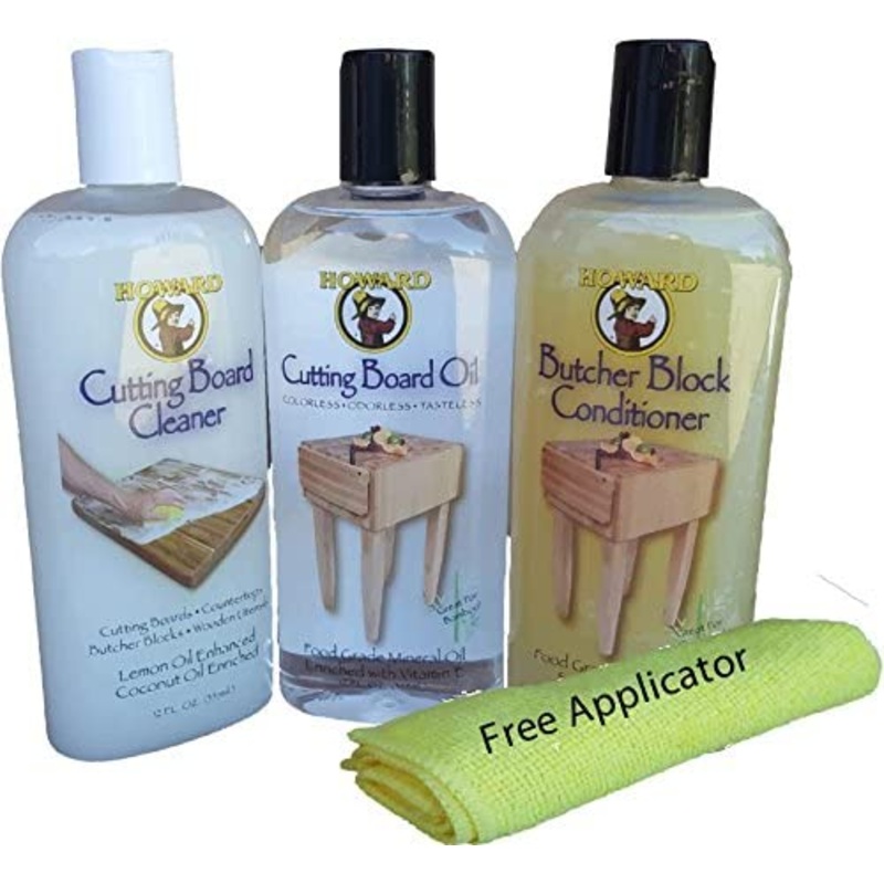Howard Butcher Block Oil, Conditioner and Cutting Board Cleaner 12 Ounce | Bigbigmart.com