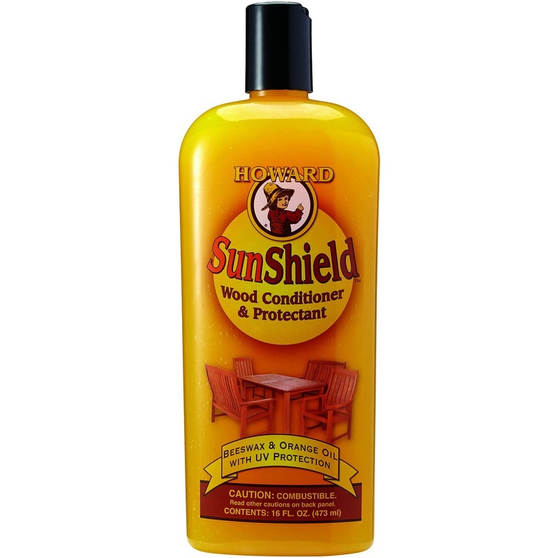 Howard SunShield Outdoor Furniture Wax with UV Protection, 16-Oz, Yellow | Bigbigmart.com