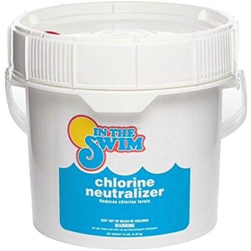 In The Swim Chlorine Neutralizer for Swimming Pools – Quickly Reduces Chlorine Sanitizer Levels – 90% Sodium Thiosulfate – 15 Pounds | Bigbigmart.com