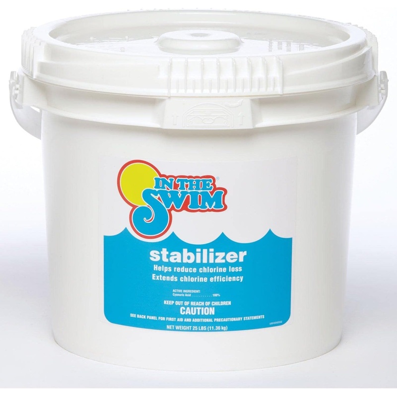 In The Swim Stabilizer and Conditioner – Increase Chlorine Sanitizier Efficiency – 100% Cyanuric Acid – 25 Pound | Bigbigmart.com