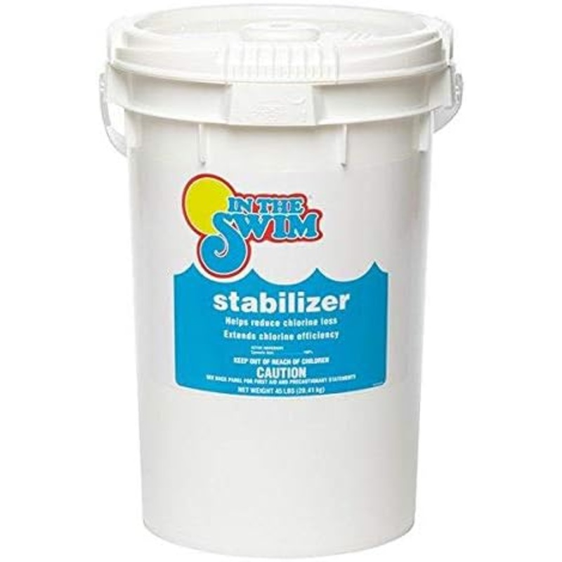 In The Swim Stabilizer and Conditioner – Increase Chlorine Sanitizier Efficiency – 100% Cyanuric Acid – 45 Pound | Bigbigmart.com
