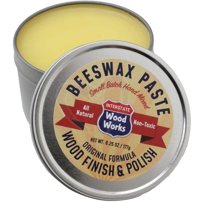 Interstate WoodWorks Beeswax Paste Wood Finish & Polish – 6.25 oz. | Bigbigmart.com