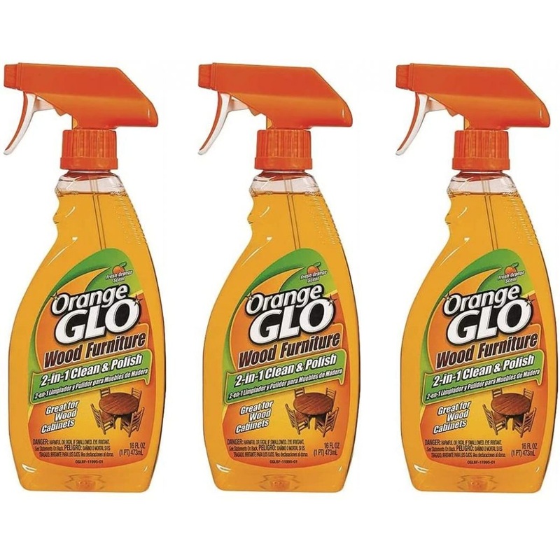 Orange Glo (Pack of 3) Wood Furniture 2-in-1 Clean and Polish | Bigbigmart.com
