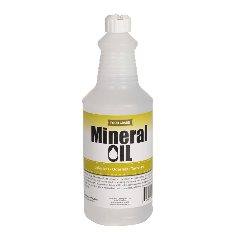 Premium 100% Pure Food Grade Mineral Oil USP, 1 Quart (32 ounces) | Bigbigmart.com