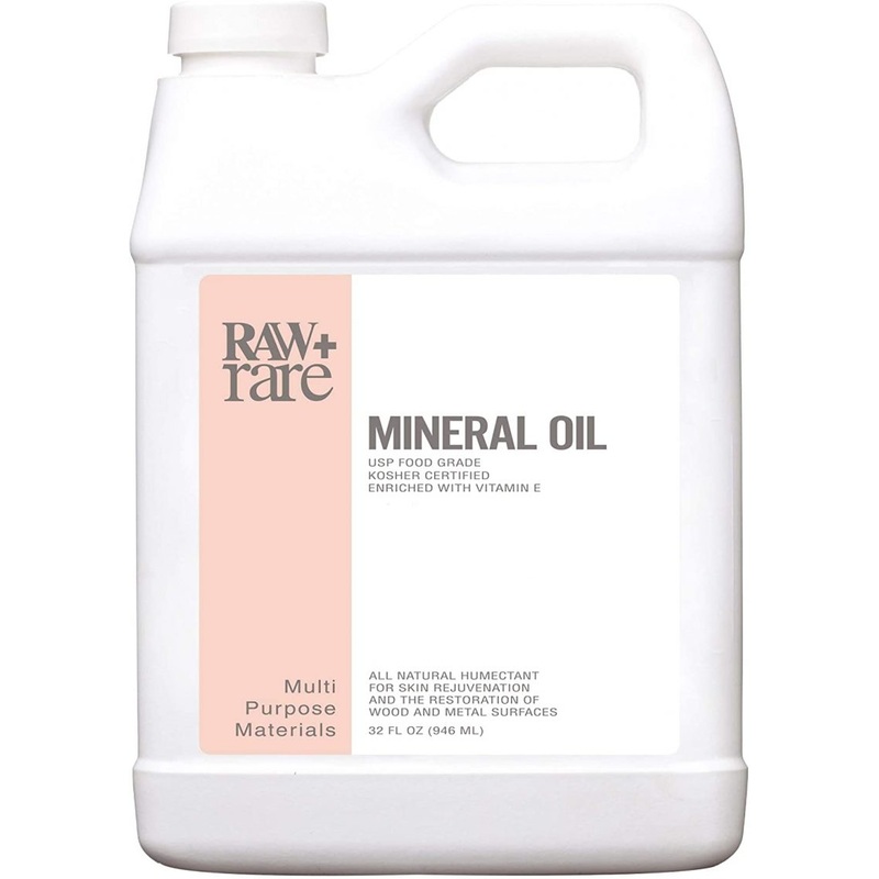 Raw Plus Mineral Oil 32 oz, Food Grade Safe Wood/Bamboo Oil | Bigbigmart.com