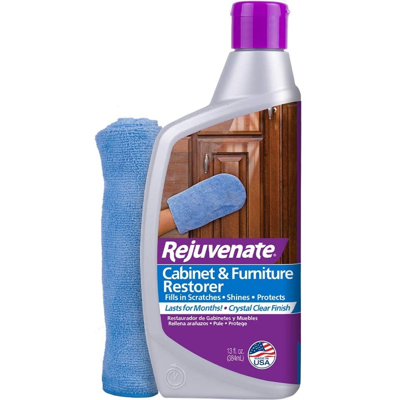 Rejuvenate Cabinet & Furniture Restorer Fills in Scratches Seals 13oz | Bigbigmart.com