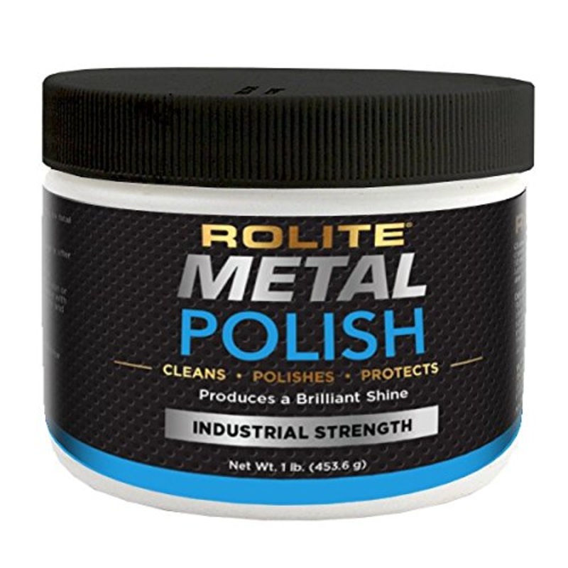 Rolite Metal Polish Paste Industrial Strength Scratch Remover and Cleaner, 1 Pound, 1 Pack | Bigbigmart.com