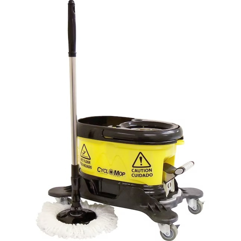 BISSELL CM500D-GRN Spin Mop With Bucket | Bigbigmart.com
