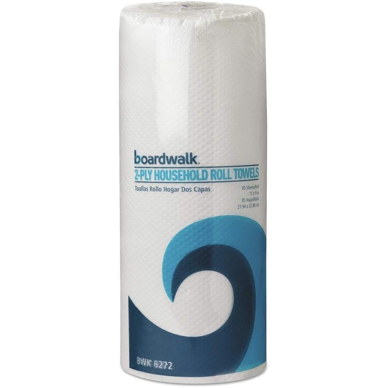 Boardwalk WPBWK6272 11 in. x 9 in. 2-Ply Kitchen Roll Towel – White (30/Carton) | Bigbigmart.com