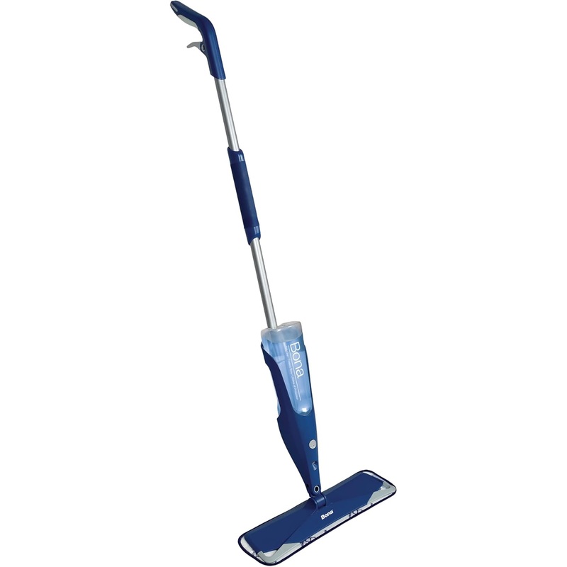 Bona Hardwood Floor Premium Spray Mop – Includes Hardwood Floor Cleaning Solution and Machine Washable Microfiber Cleaning Pad – Dual Zone Cleaning for Faster Cleanup – Spray Mop for Wood Floors | Bigbigmart.com