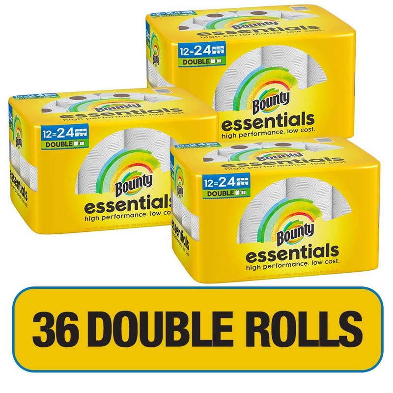 Bounty Essentials Select-A-Size White Paper Towel Roll (36 Double Rolls) | Bigbigmart.com
